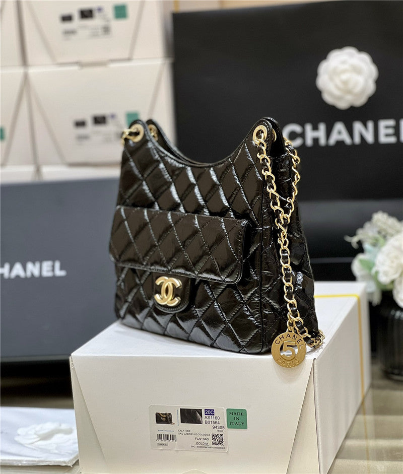 Chanel Inspired 23C Bag In Black bag