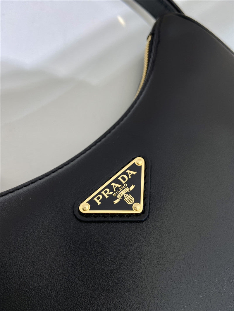 Prada Arqué Leather Shoulder Bag