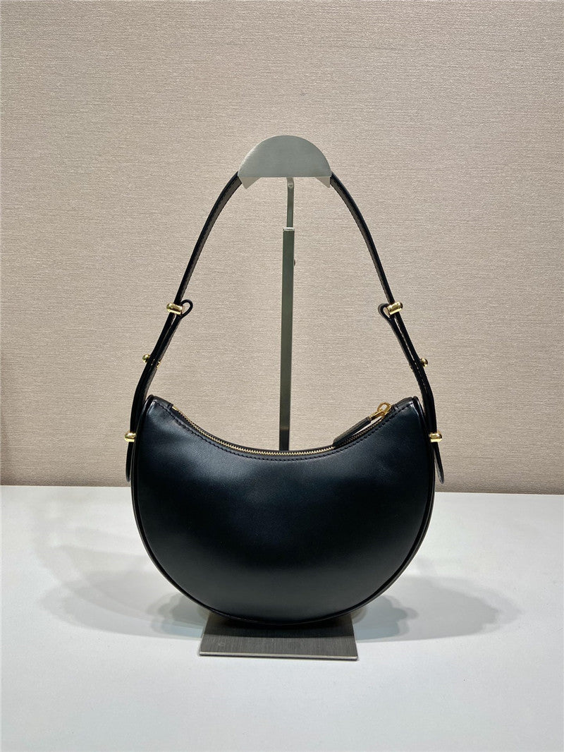 Prada Arqué Leather Shoulder Bag