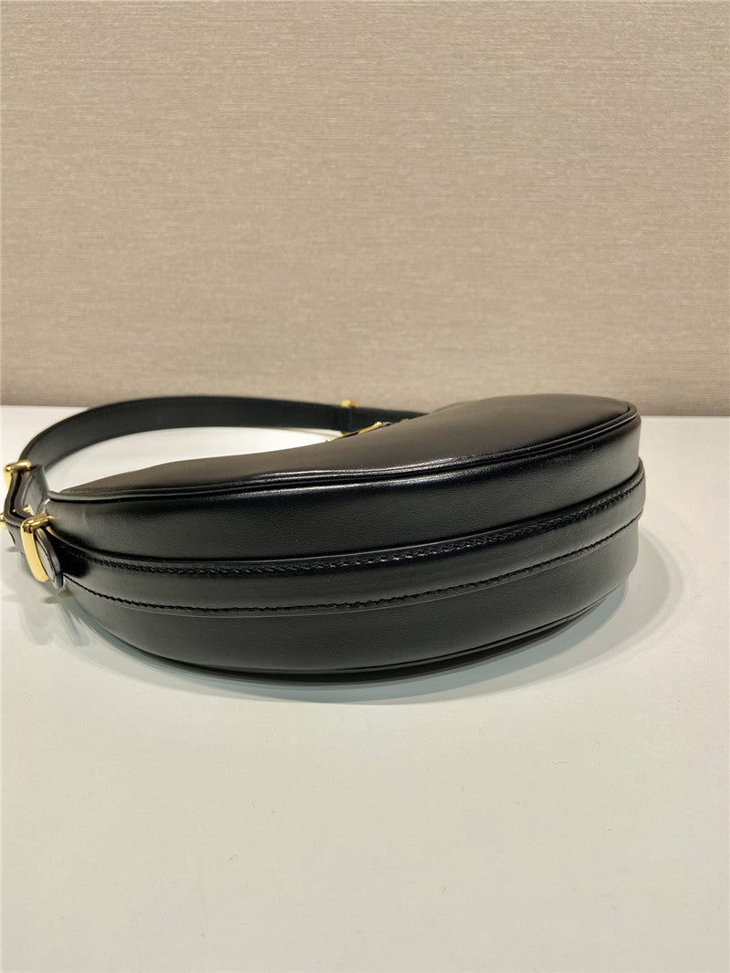 Prada Arqué Leather Shoulder Bag