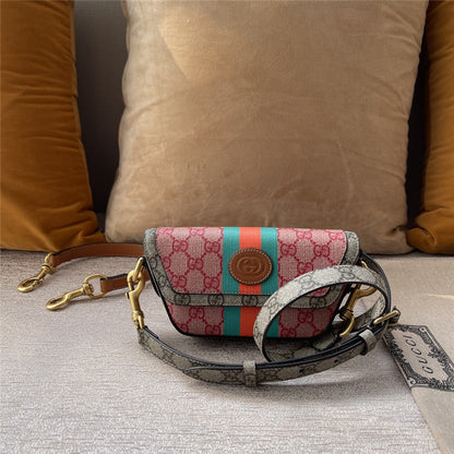 Gucci Colored Supreme Canvas Handle Messenger Bag - AAA Bags at Pochettebag