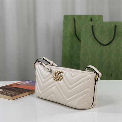 Gucci Inspired GG Marmont Leather Shoulder Bag