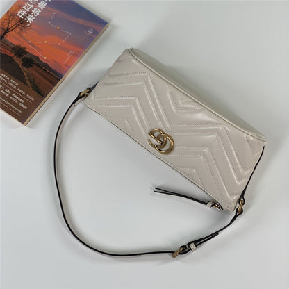 Gucci Inspired GG Marmont Leather Shoulder Bag