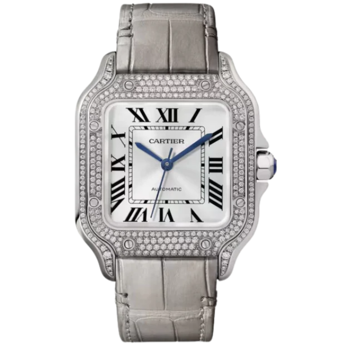 SANTOS 35 MM DE CARTIER 18K WHITE GOLD