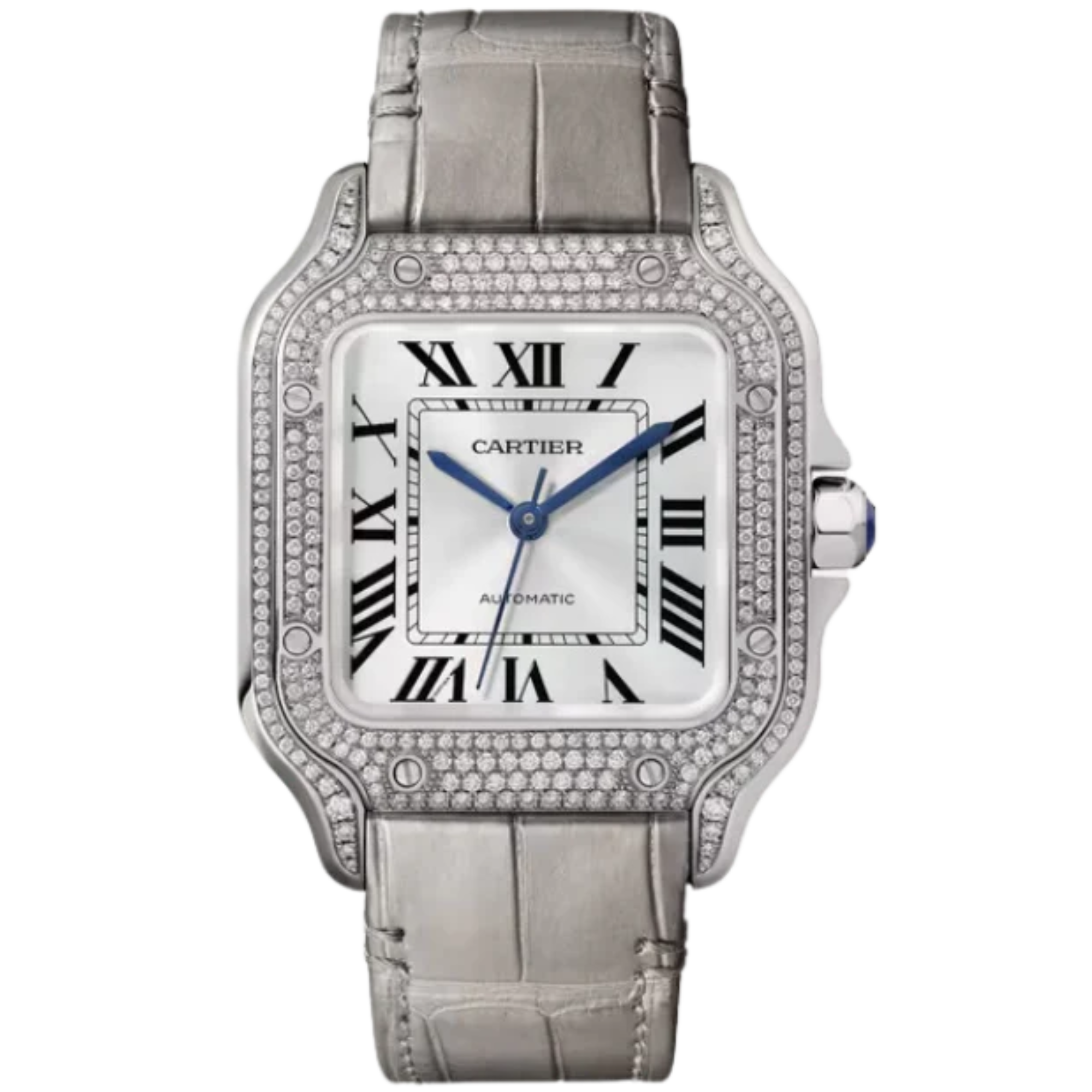 SANTOS 35 MM DE CARTIER 18K WHITE GOLD