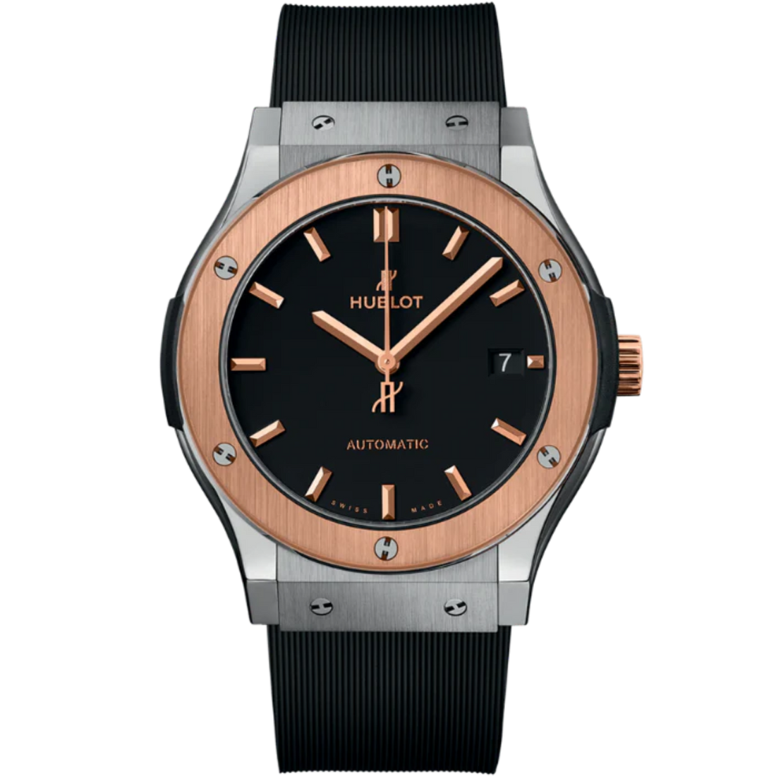 CLASSIC FUSION 3-HANDS 33MM TITANIUM KING GOLD