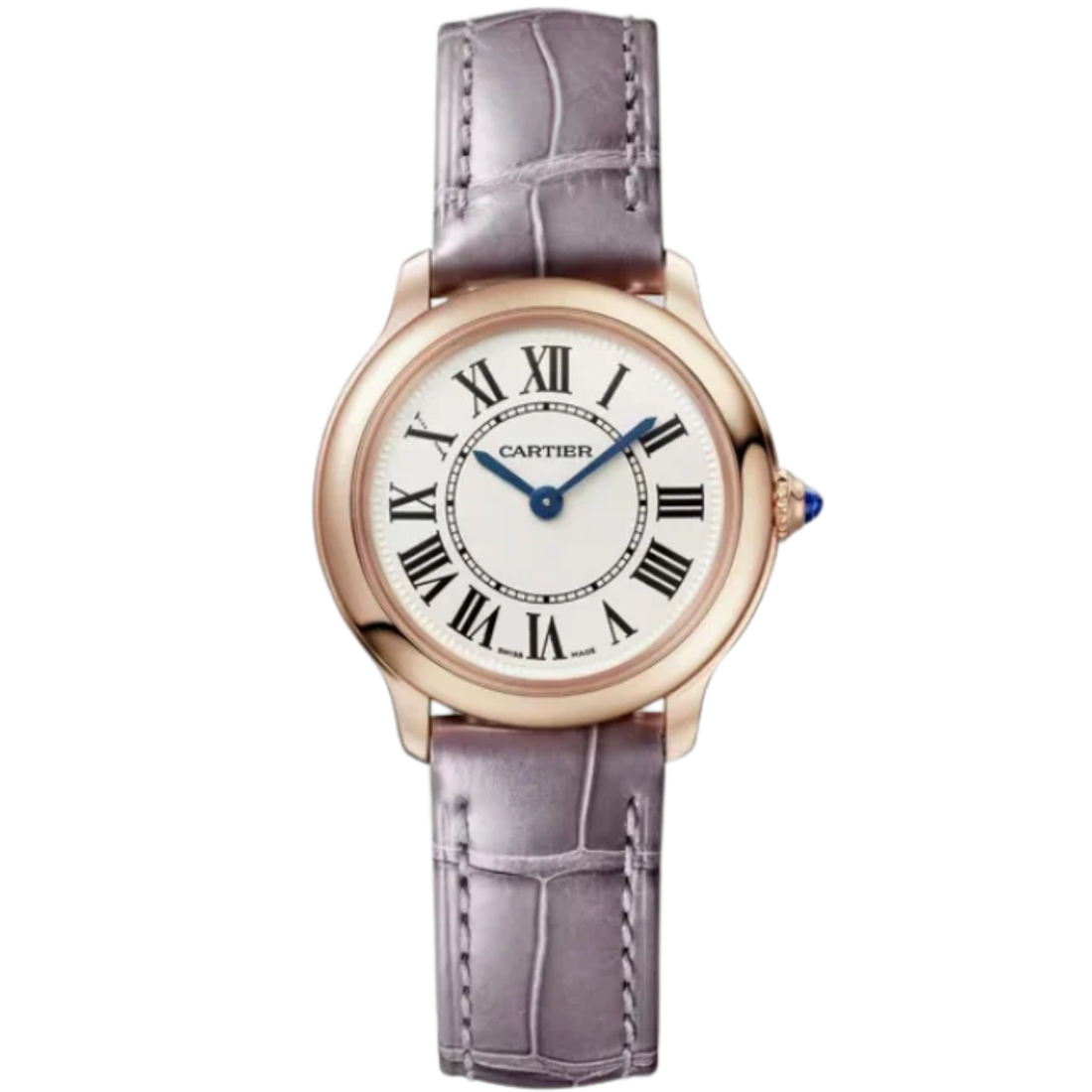 RONDE LOUIS DE CARTIER 29 MM 18K ROSE GOLD WITH SANDBLASTED BEIGE DIAL