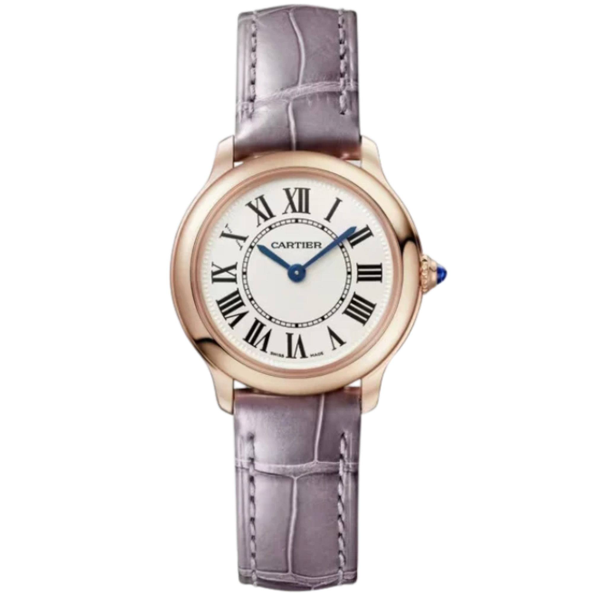 RONDE LOUIS DE CARTIER 29 MM 18K ROSE GOLD WITH SANDBLASTED BEIGE DIAL