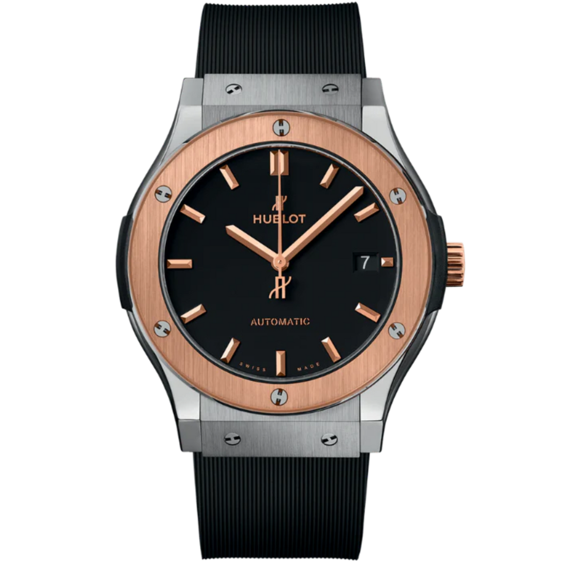 CLASSIC FUSION 3-HANDS 38MM TITANIUM KING GOLD
