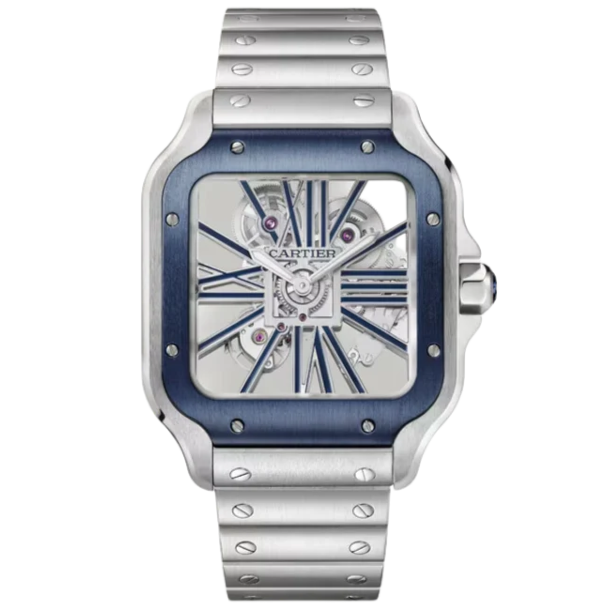 SANTOS 28 MM DE CARTIER STAINLESS STEEL