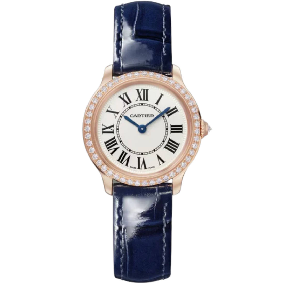 RONDE LOUIS DE CARTIER 29 MM 18K ROSE GOLD WITH SANDBLASTED BIEGE DIAL