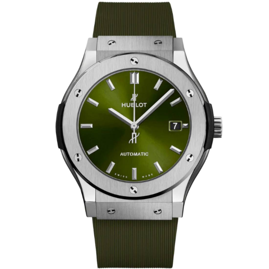 CLASSIC FUSION 3-HANDS 38MM TITANIUM GREEN