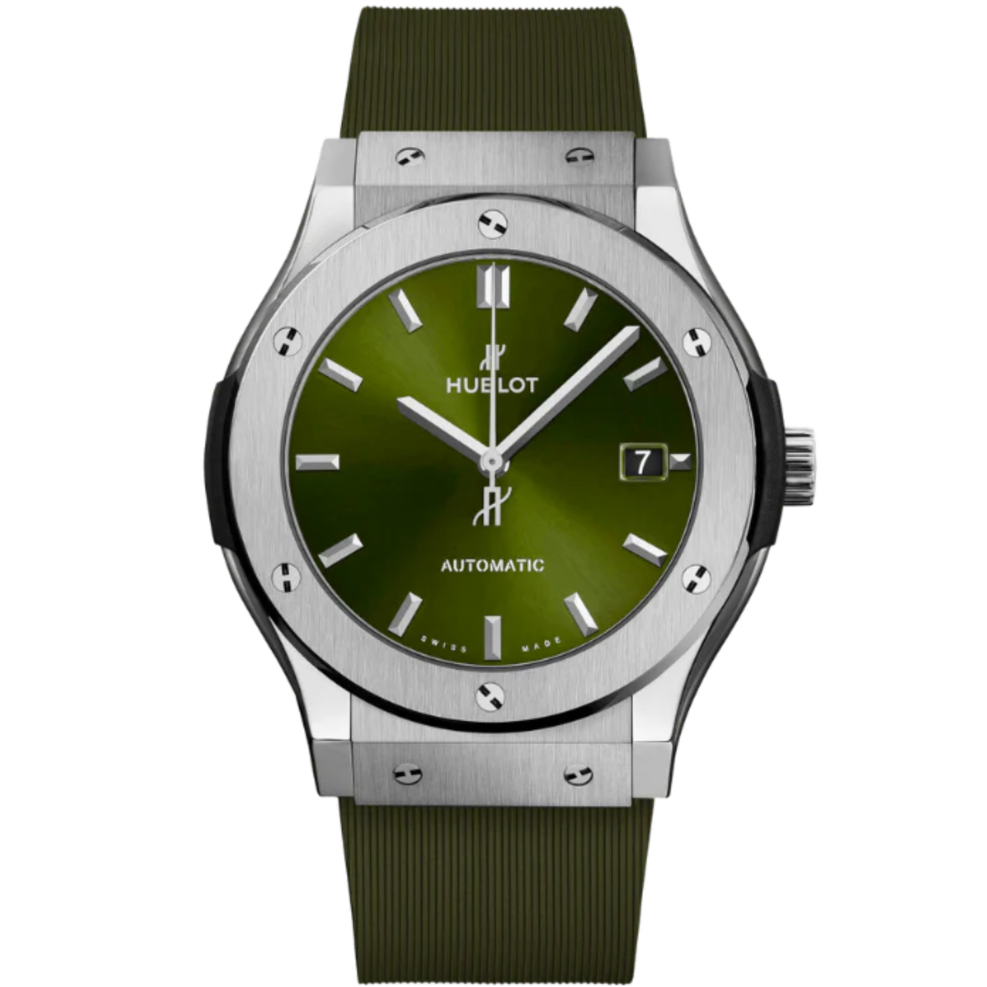 CLASSIC FUSION 3-HANDS 38MM TITANIUM GREEN