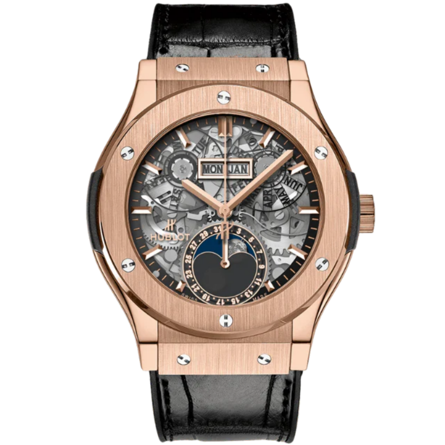 CLASSIC FUSION 42 MM AEROFUSION MOONPHASE KING GOLD
