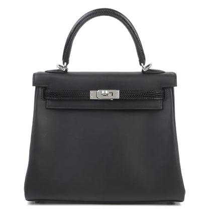 Hermes Inspired Kelly Sellier 25 Etoupe Epsom Gold Hardware