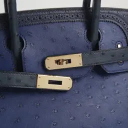 Hermes Inspired Birkin 30 Ghillies Bag
