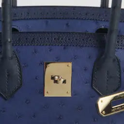 Hermes Inspired Birkin 30 Ghillies Bag