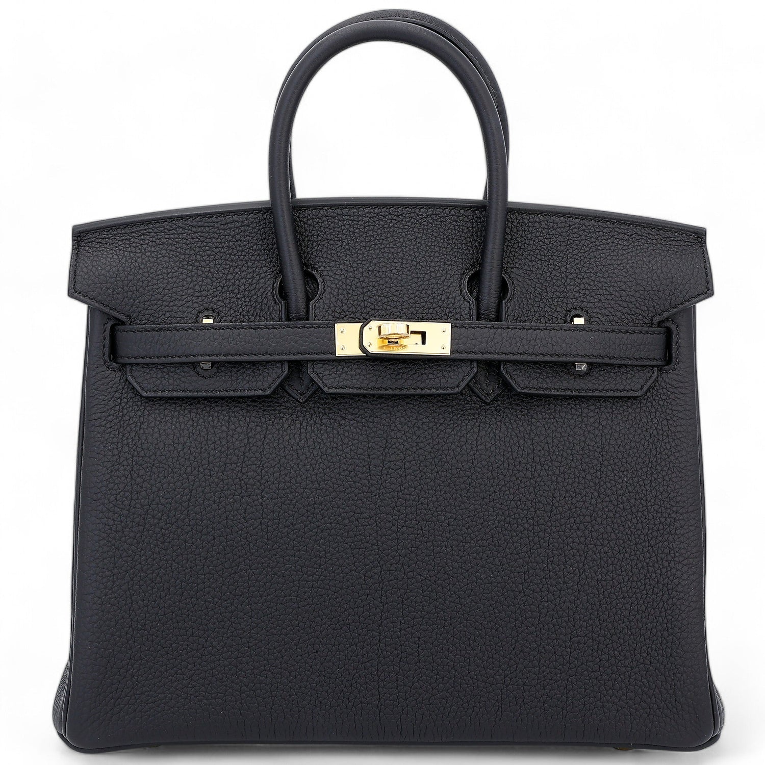 Hermes Birkin Black Togo Leather with Gold Hardware Stamp