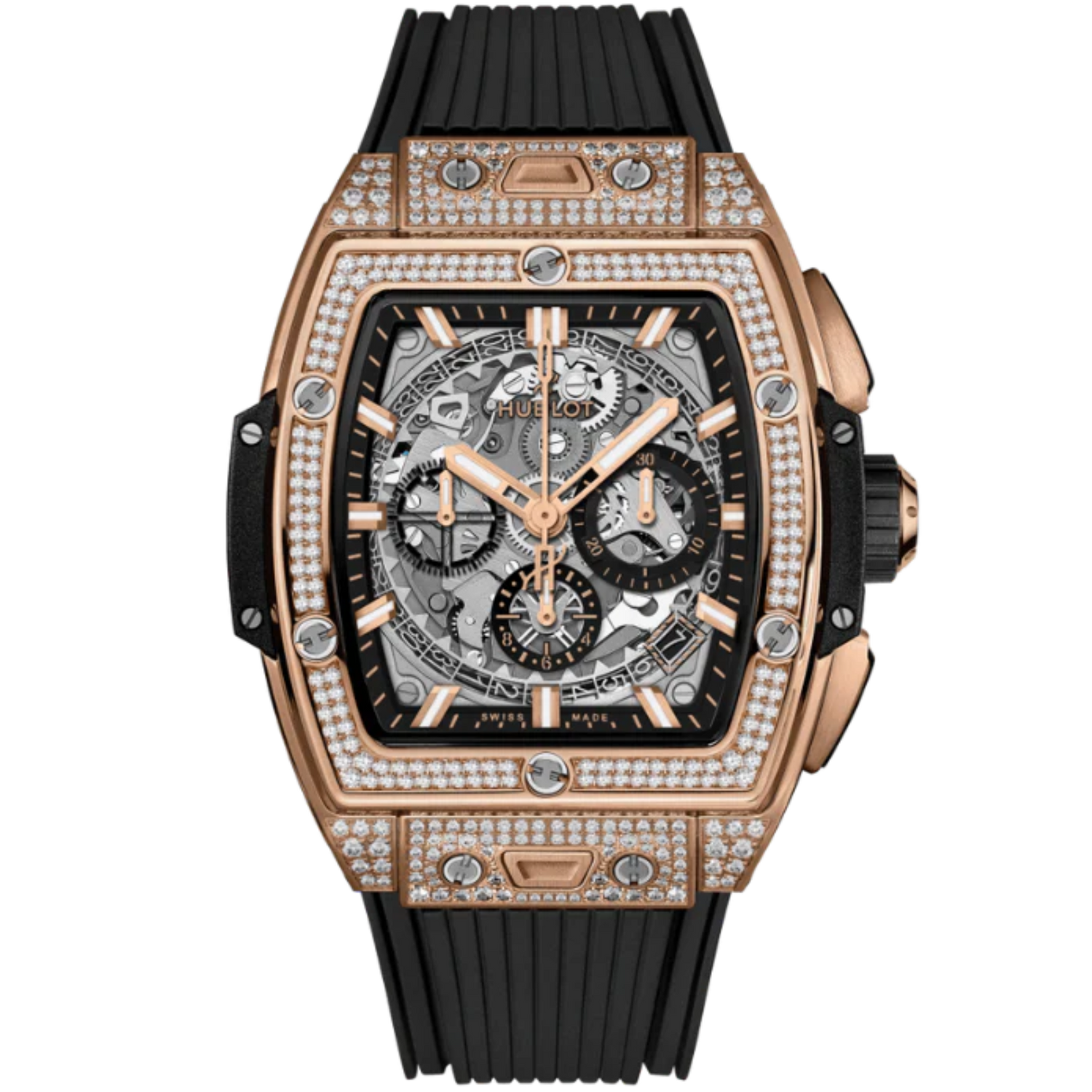 SPIRIT OF BIG BANG 42 MM KING GOLD PAVÉ