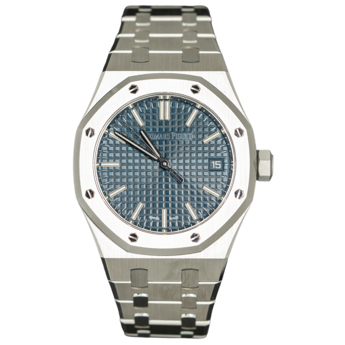Audemars Royal Oak Piguet Ref. 15550ST.00.1356ST.02 37MM Stainless Steel Blue Dial &quot;50TH ANNIVERSARY&quot;