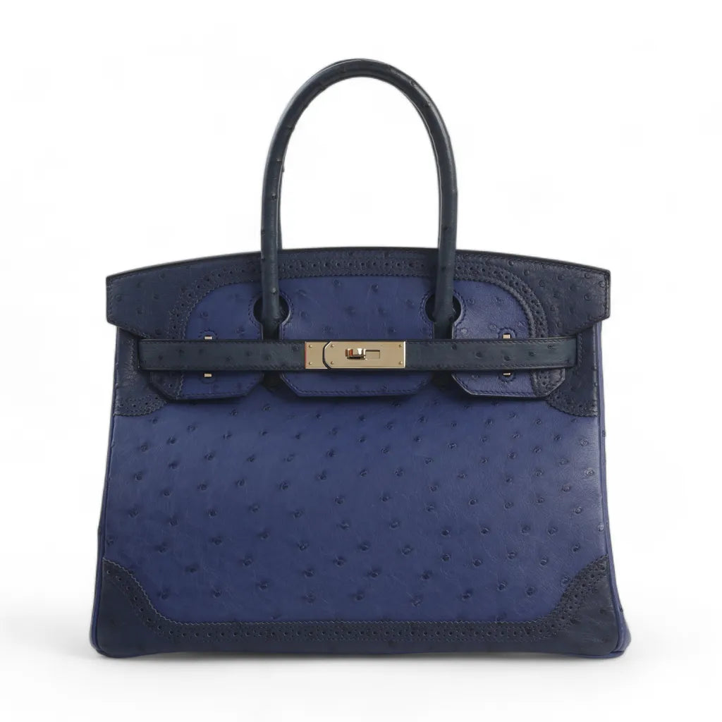 Hermes Inspired Birkin 30 Ghillies Bag