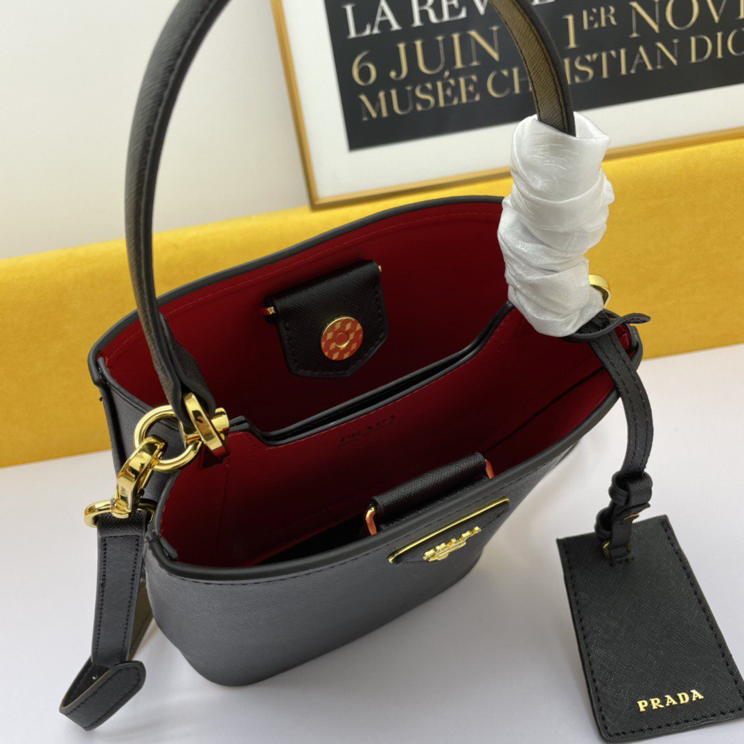 Prada Inspired Panier Saffiano Small Bag