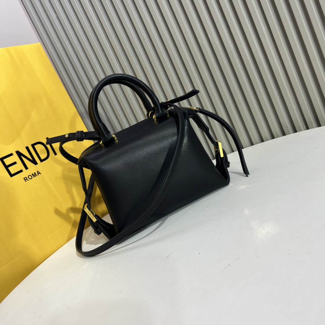 Fendi Inspired Mini Top Handle Bag