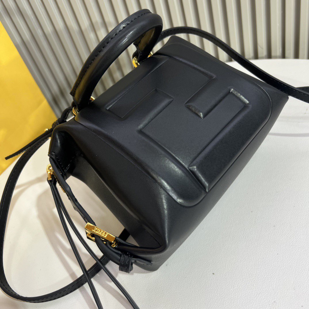 Fendi Inspired Mini Top Handle Bag