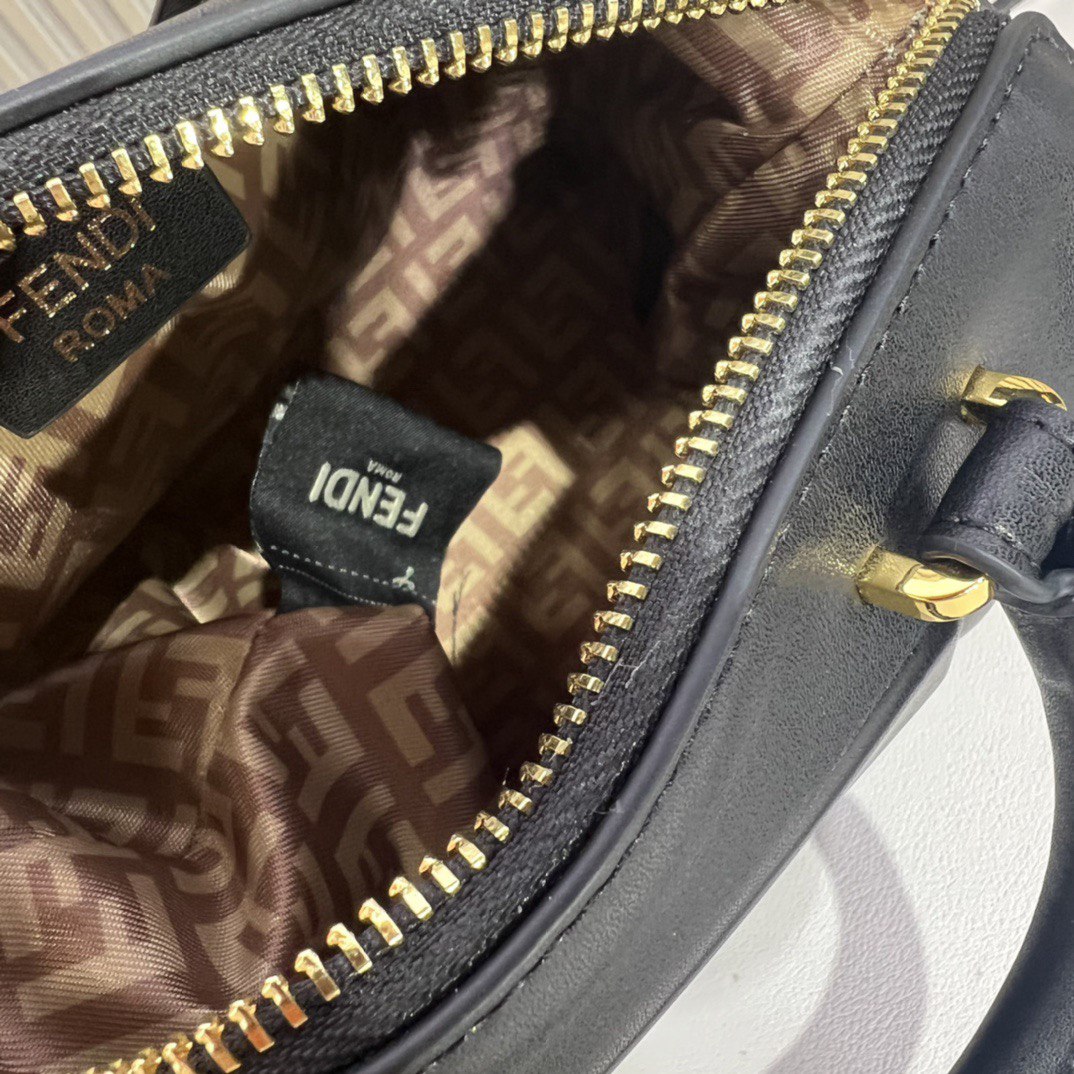 Fendi Inspired Mini Top Handle Bag