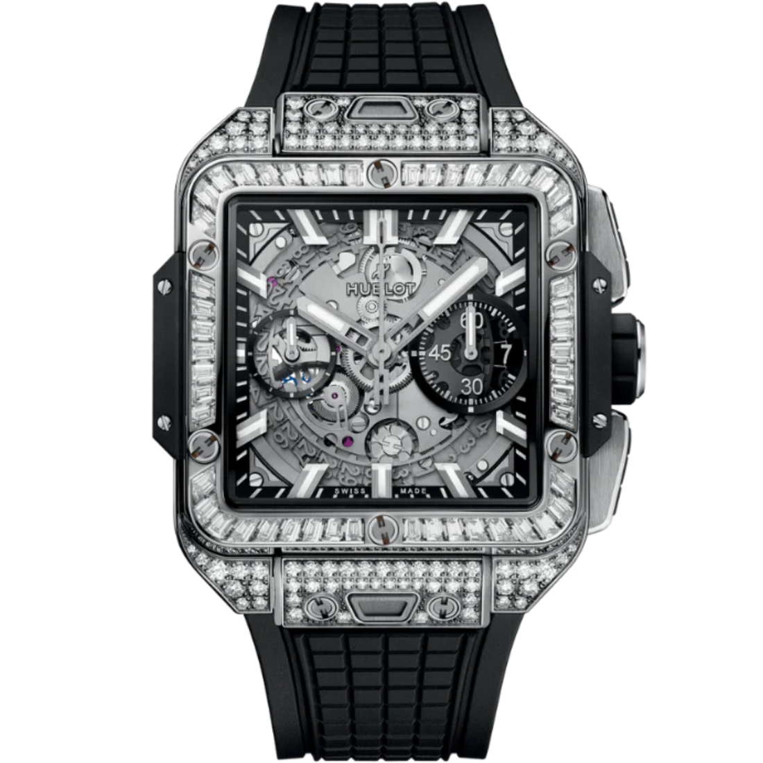 SQUARE BANG 42 MM UNICO TITANIUM JEWELLERY