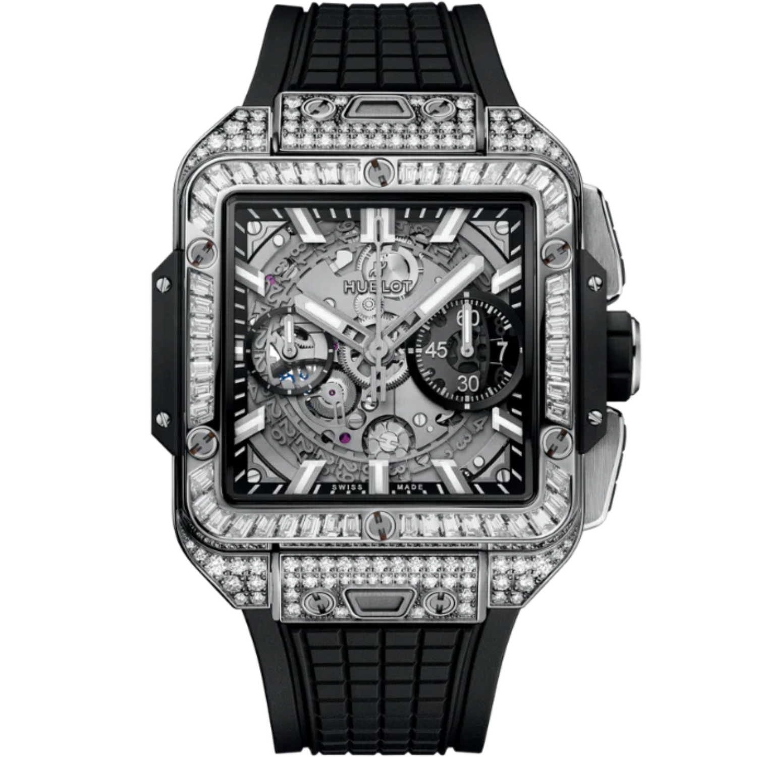 SQUARE BANG 42 MM UNICO TITANIUM JEWELLERY