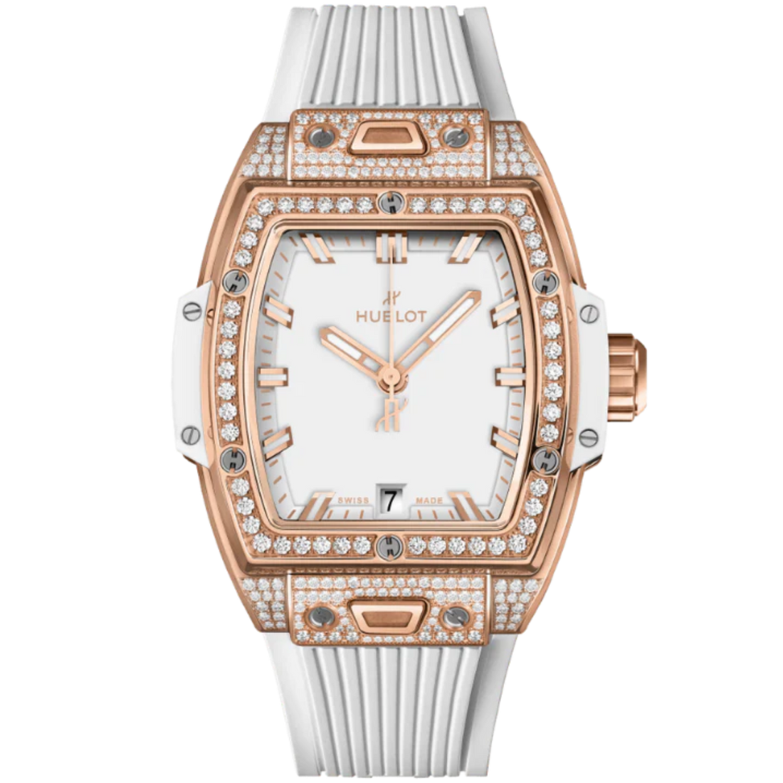 SPIRIT OF BIG BANG 39 MM KING GOLD WHITE PAVÉ