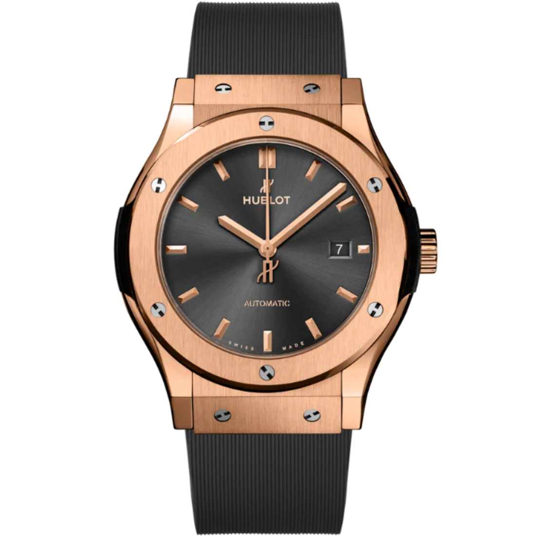 CLASSIC FUSION 3-HANDS 42MM RACING GREY KING GOLD