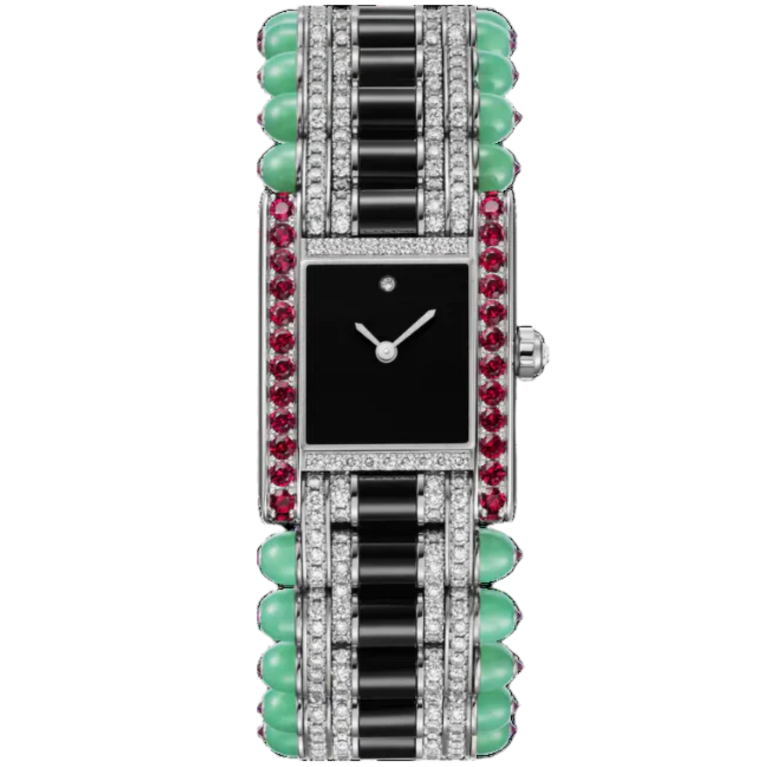 TANK 31 mm JEWELLERY WATCH 18K WHITE GOLD