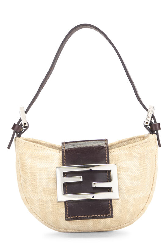 Fendi Inspired Zucca Croissant Bag