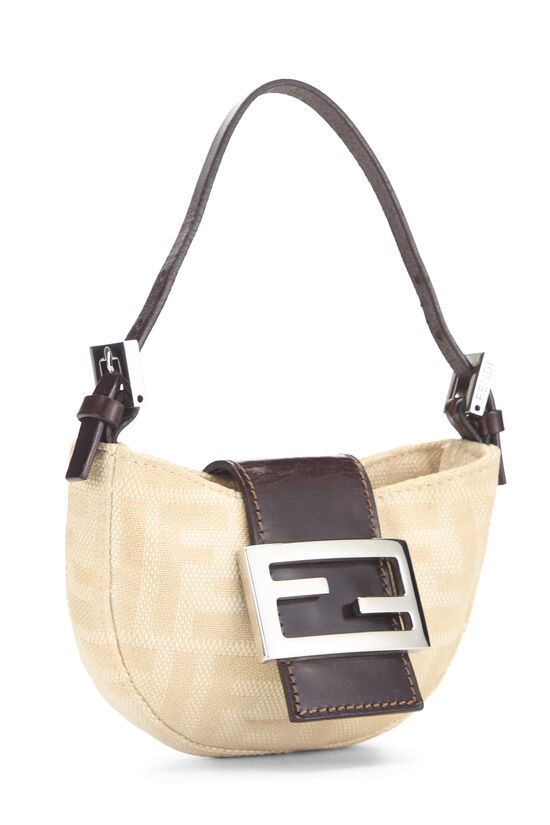 Fendi Inspired Zucca Croissant Bag