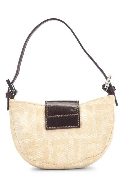 Fendi Inspired Zucca Croissant Bag