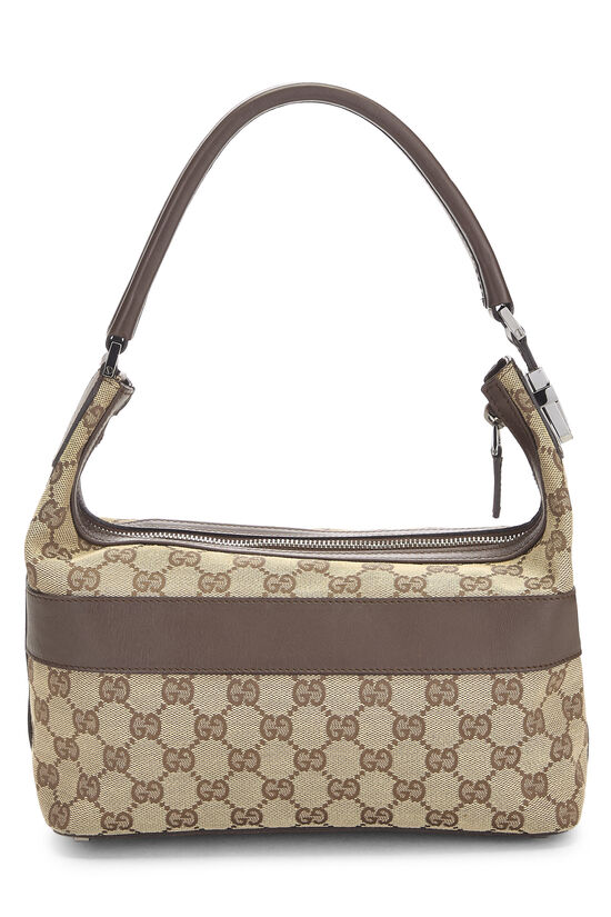 Gucci Inspired Canvas Shoulder Bag