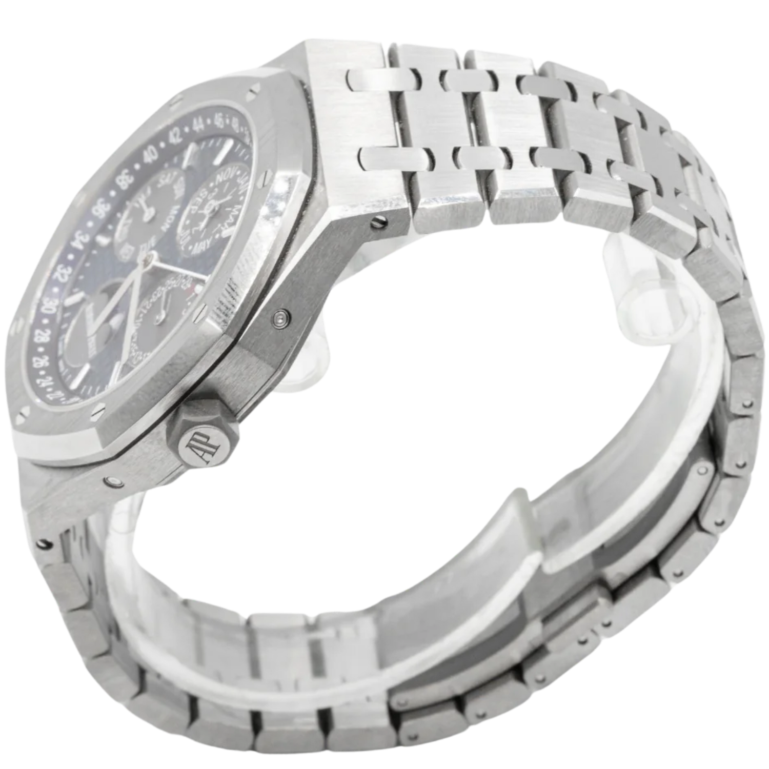 Audemars Piguet Royal Oak Perpetual Calendar Ref. 26574TI.OO.1220TI.01 Titanium, Black/Blue Dial