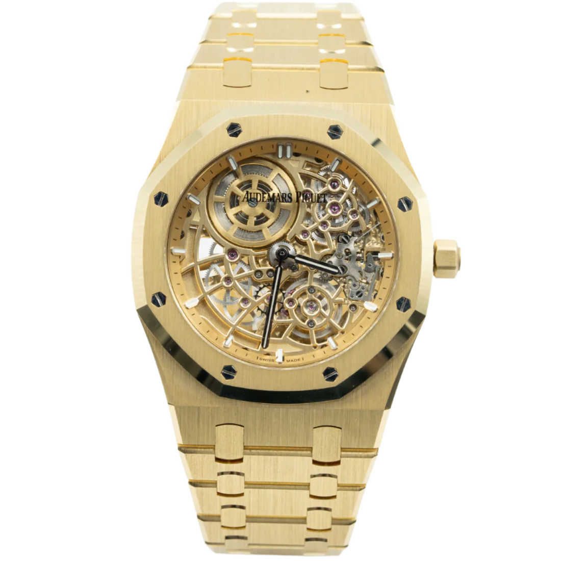 Audemars Piguet Royal Oak &quot;Jumbo&quot; Ref. 16204BA.OO.1240BA.01 39MM Yellow Gold Extra Thin Openworked