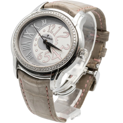Audemars Piguet Ref. 77301ST.ZZ.D009CR.01 Stainless Steel Millenary Grey Dial with Diamond Bezel