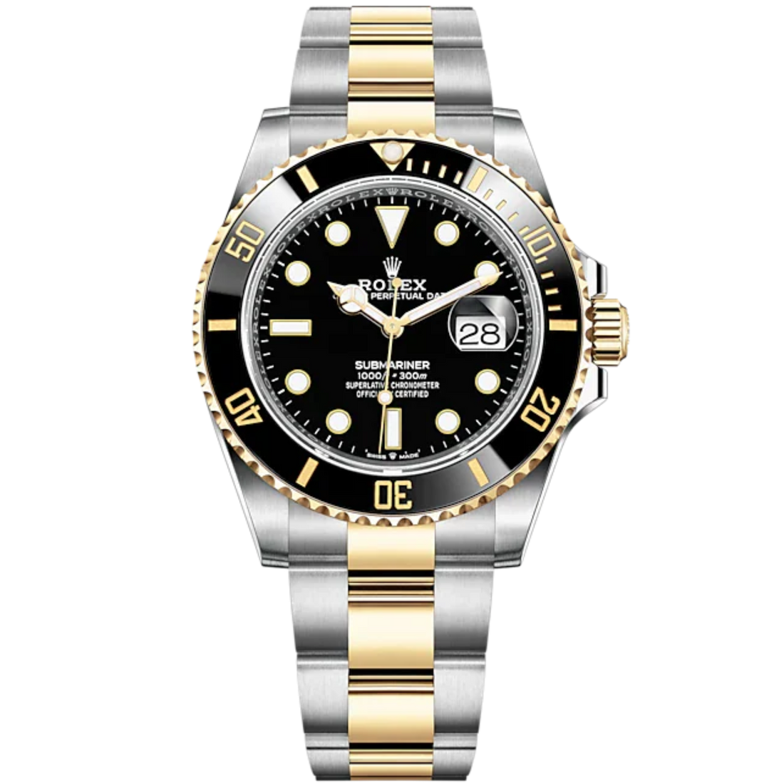 Rolex Submariner Ref. 126613LN Two Tone Yellow Gold/Stainless Steel Black Dial