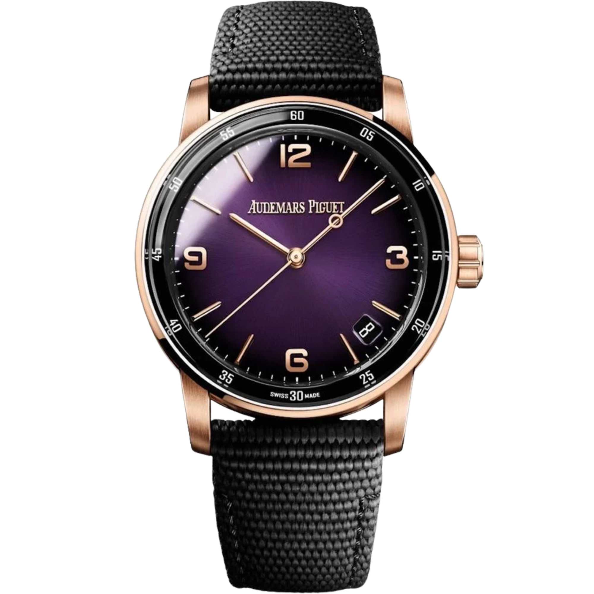 Audemars Piguet Code 11.59 Ref. 15210OR.OO.A616CR.01 41MM Rose Gold Purple Dial