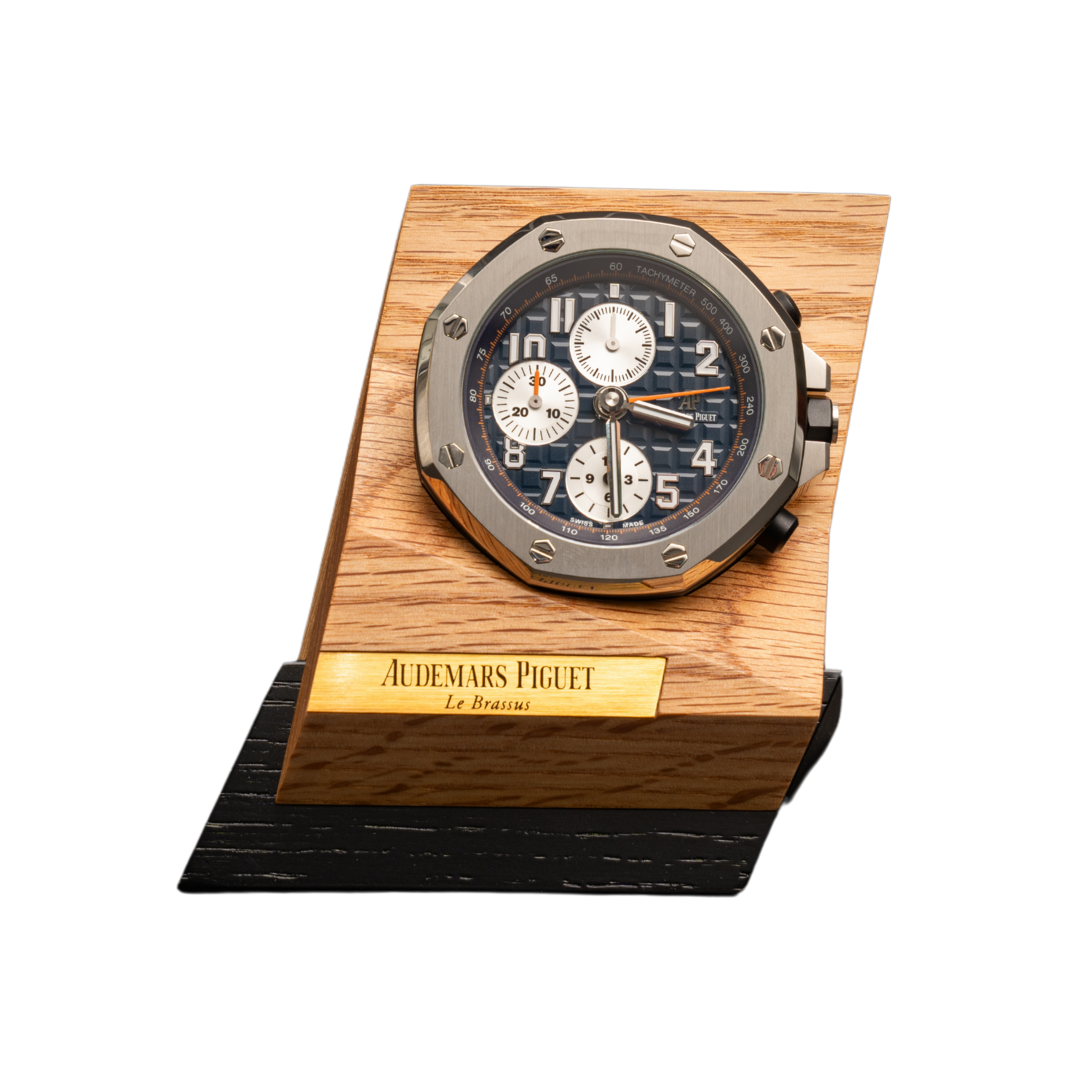 Audemars Piguet Royal Oak Desk Clock Blue Dial/White Subdials