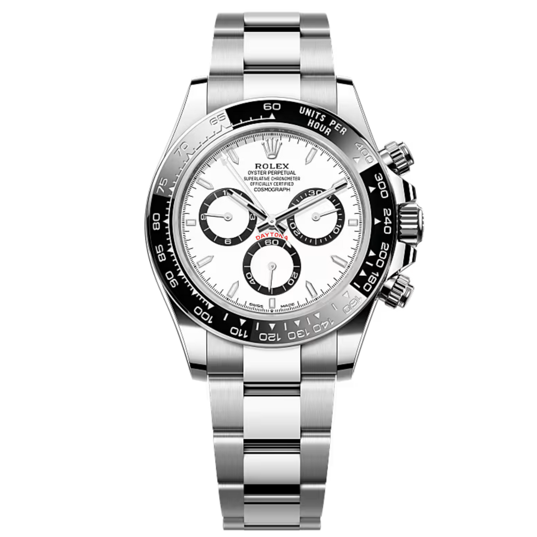 Rolex Daytona &quot;Panda&quot; Ref. 126500LN 40mm Oystersteel Stainless Steel White Dial