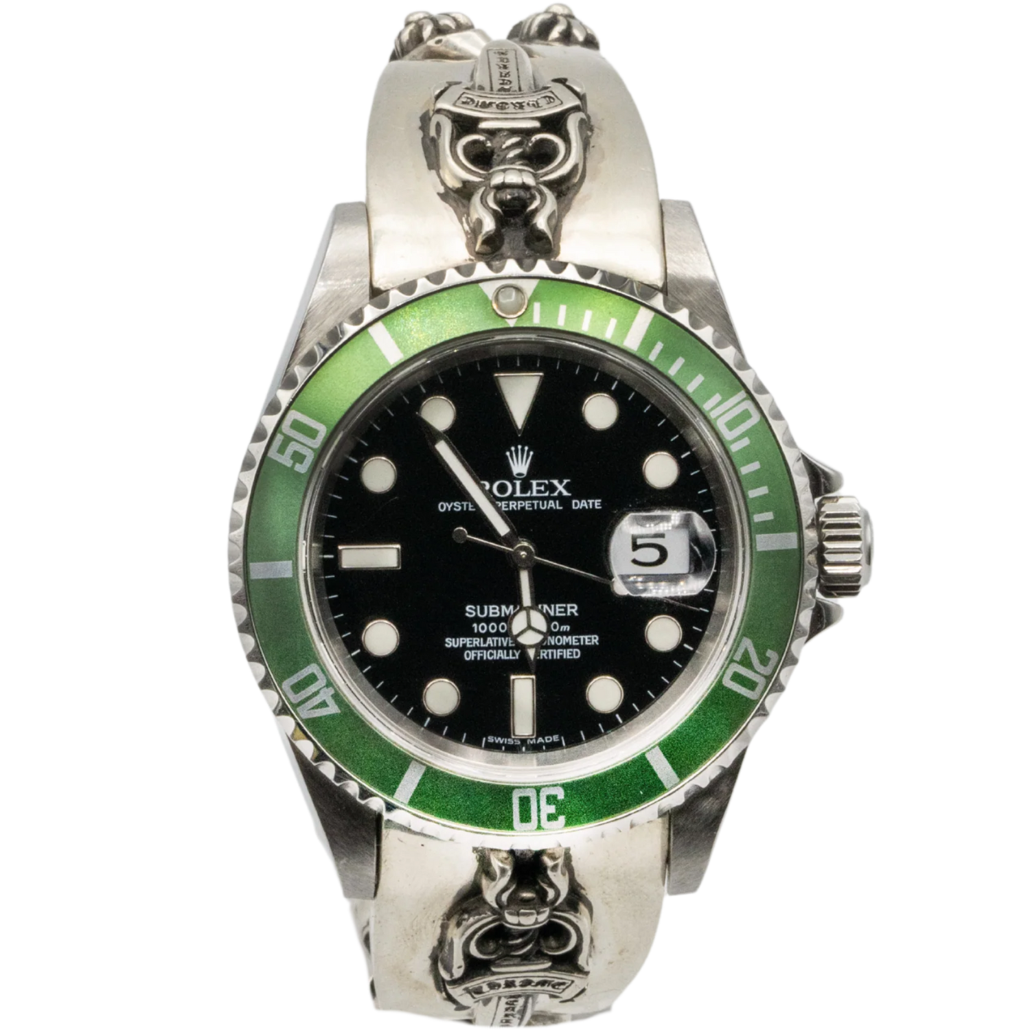 Rolex Ref. 116610LV 40MM Chrome Hearts Bracelet Kermit