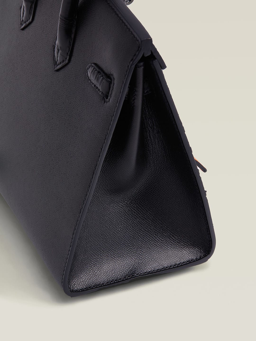 Hermes Inspired Birkin 20 Black 89 Swift