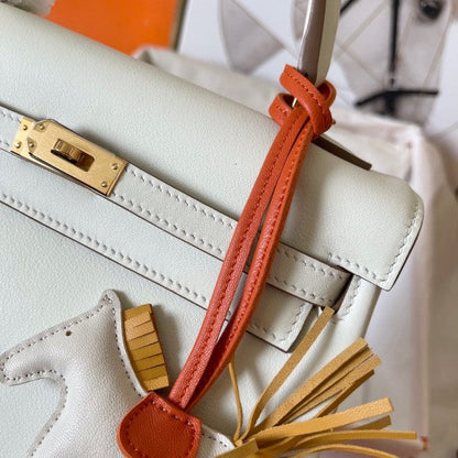 Hermes Inspired Kelly Retourne 25 Handmade Bag