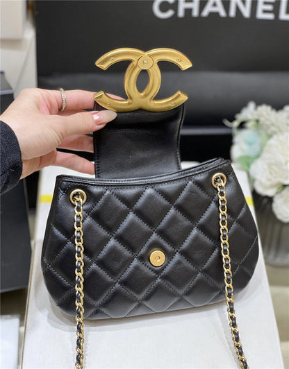 Chanel Inspired 24C Small Messenger Bag