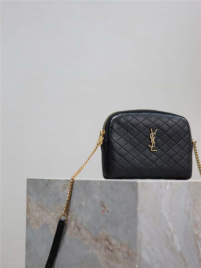 YSL Inspired Gaby Quilted Leather Shoulder Bag